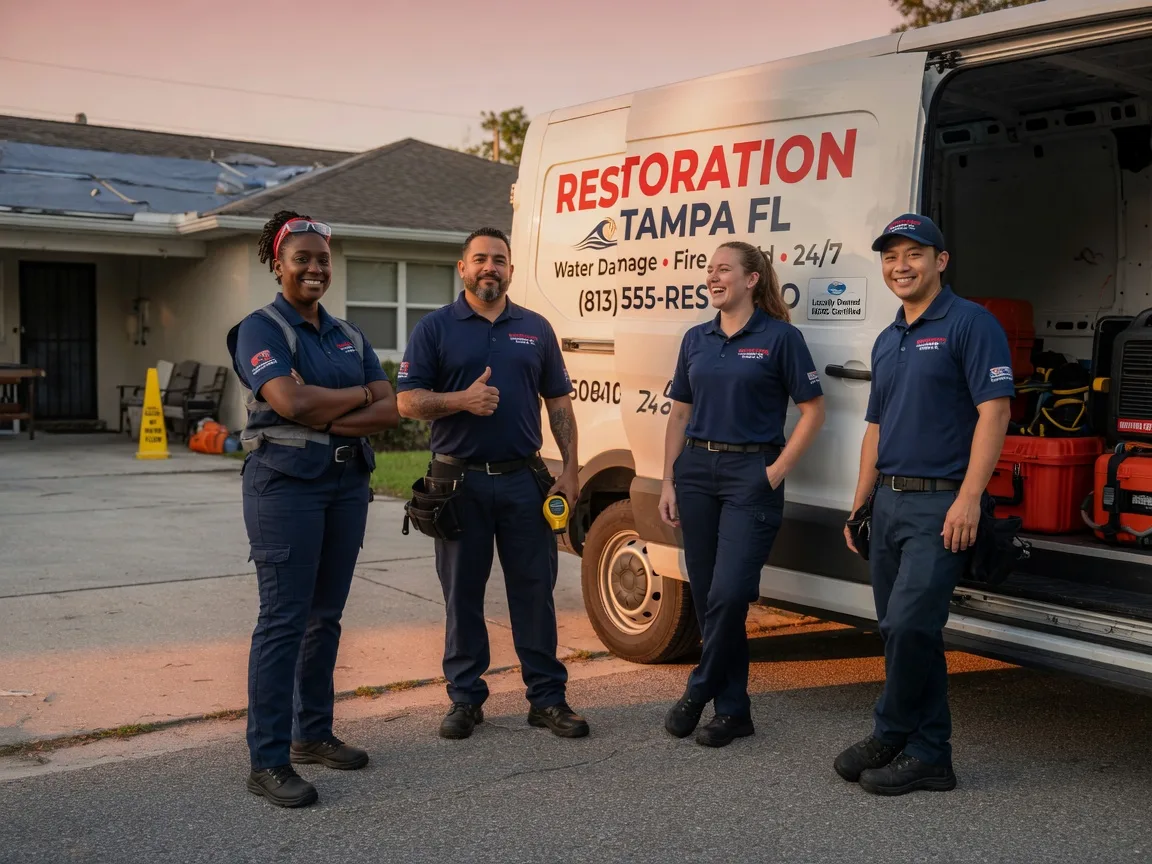 Water Damage Restoration company in Normangee, TX